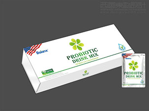 美国PROBIOTIC DRINK MIX药品包装设计