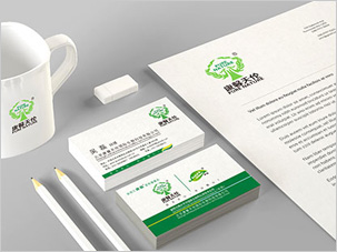康馨天伦生物科技公司logo设计vi设计