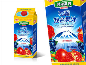 阿娜果园果汁饮料包装设计