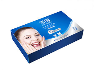 西品科技雪明牙齿美白凝胶包装设计