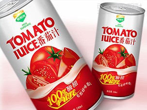 新阳光番茄汁包装设计