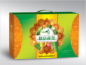 北京清云河果蔬公司系列农产品包装设计