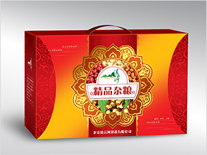 北京清云河果蔬公司杂粮干果包装设计