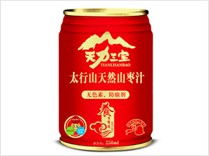 邢州枣业天力三宝山枣汁包装设计案例图片欣赏