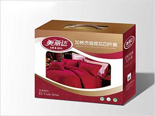 北京佳梦美丽达纺织床上用品包装设计