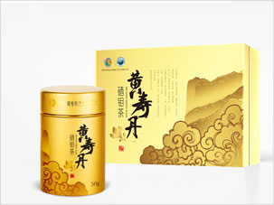 陕西金杉黄寿丹硒钼茶保健茶包装设计