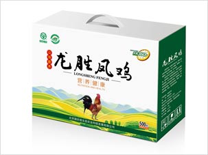 龙胜凤鸡食品包装设计案例图片