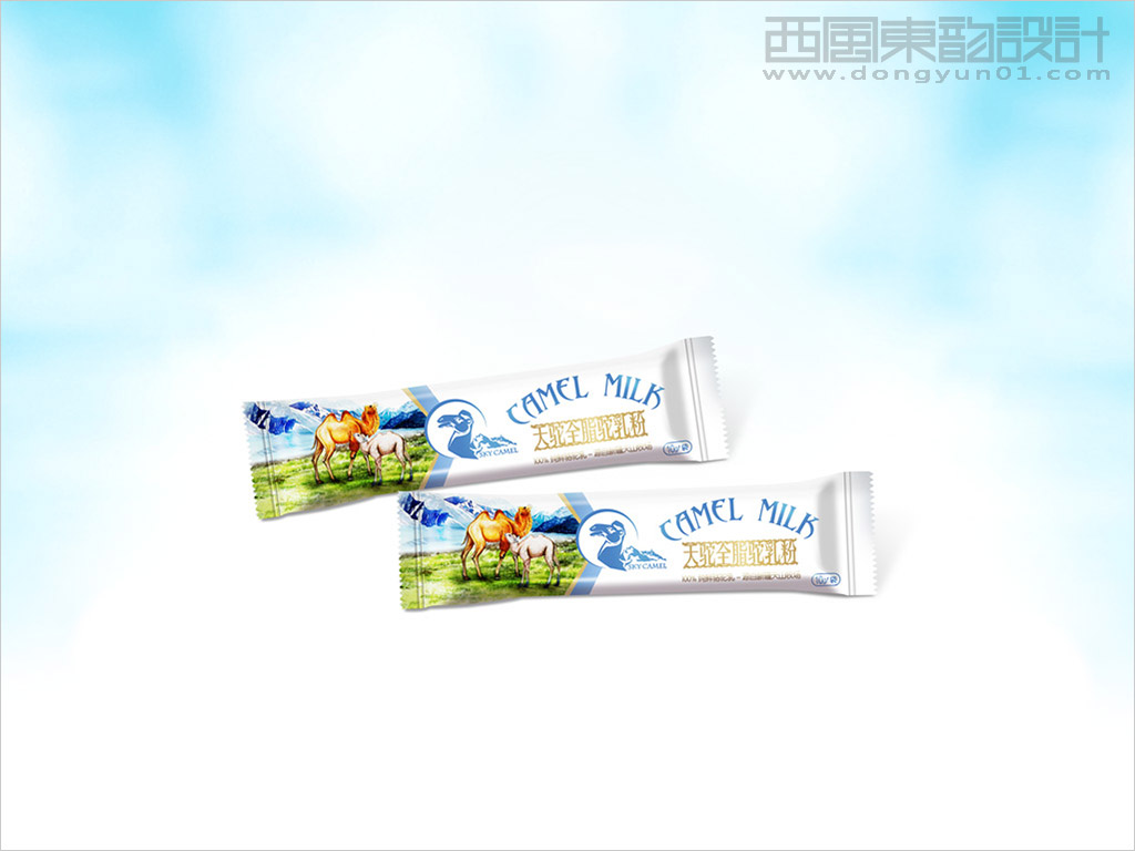新疆天驼生物科技开发有限公司天驼全脂驼乳粉内袋包装设计