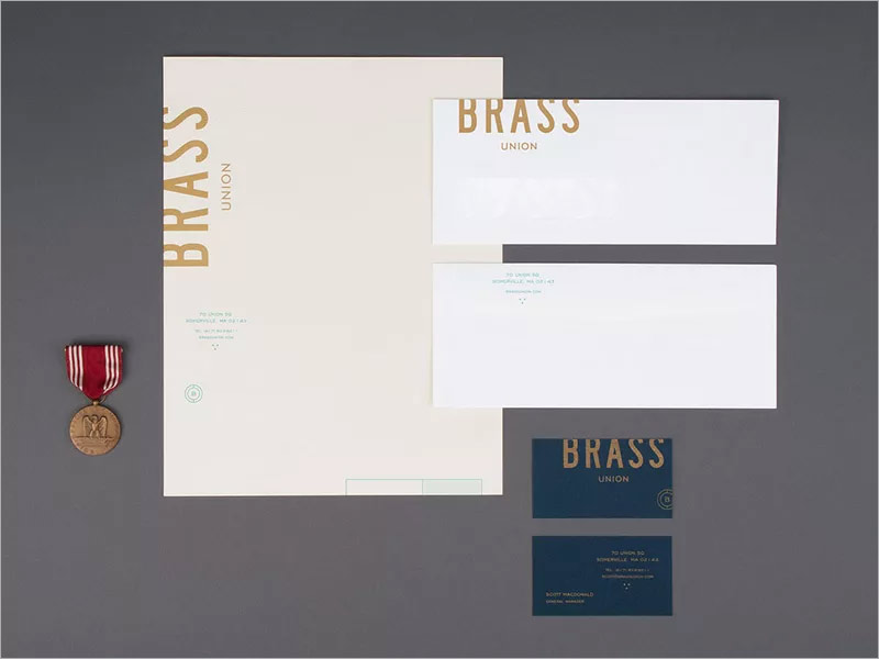 Brass Union公司信纸设计