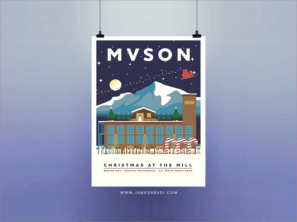 梅森集体（Mason Collective）的宣传彩页传单设计