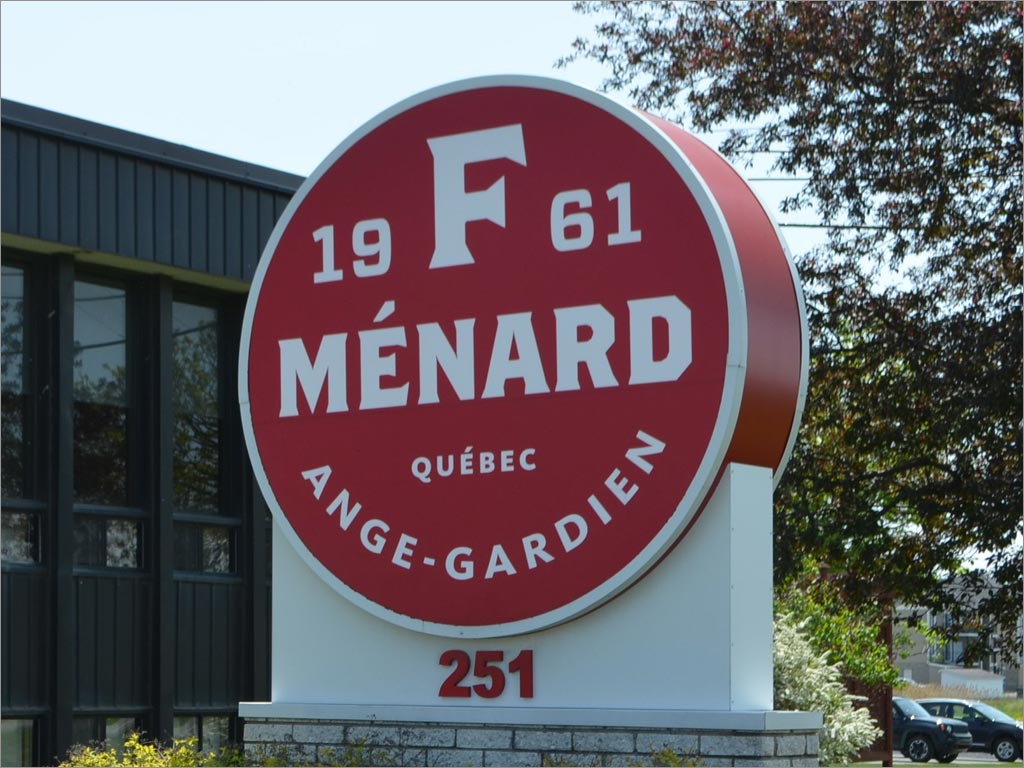 加拿大梅纳德（F.Ménard）猪肉食品店面灯箱招牌设计