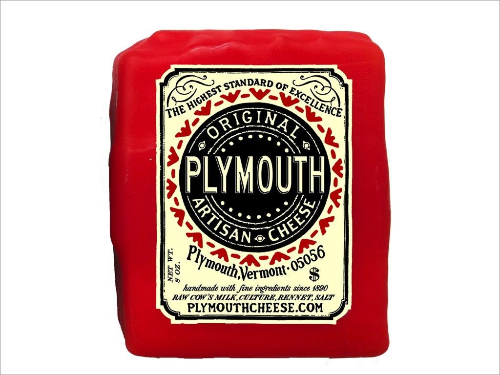 美国普利茅斯工匠奶酪包装设计