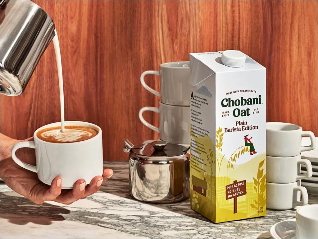希腊Chobani利乐包燕麦奶饮料包装设计
