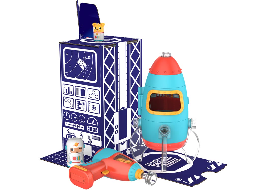 Educational Insight最新的Design＆Drill Bolt Buddies婴童玩具包装设计之展示效果照片