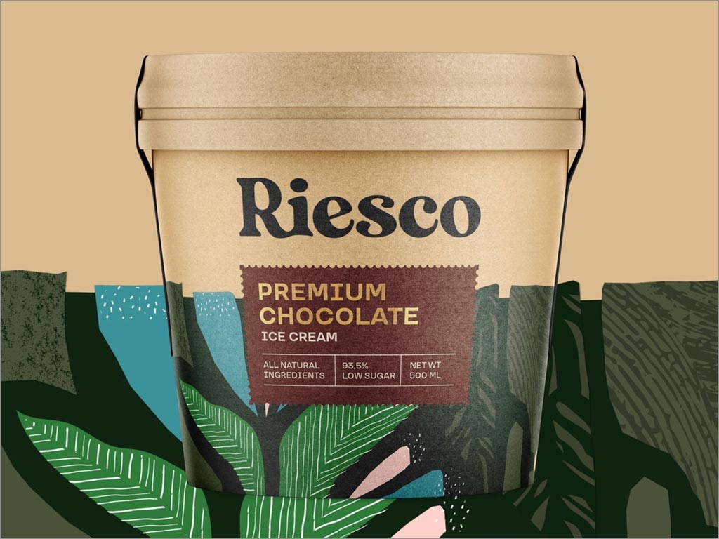 Riesco 巧克力冰淇淋包装设计