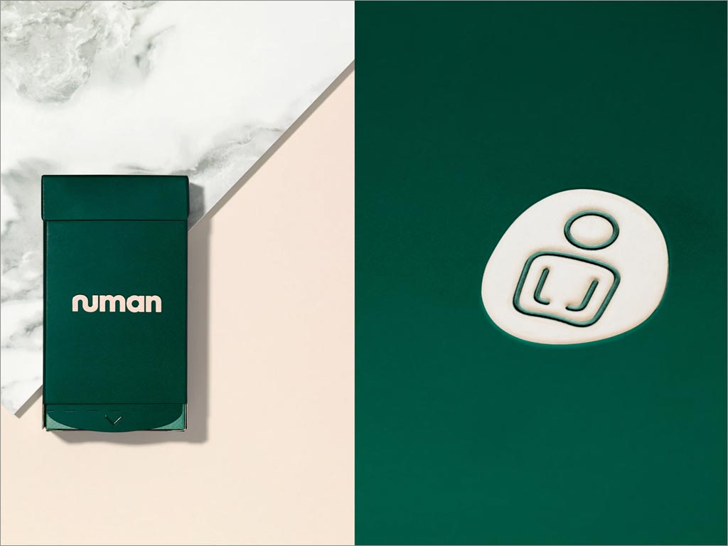 美国Numan男性健康品牌形象图标设计
