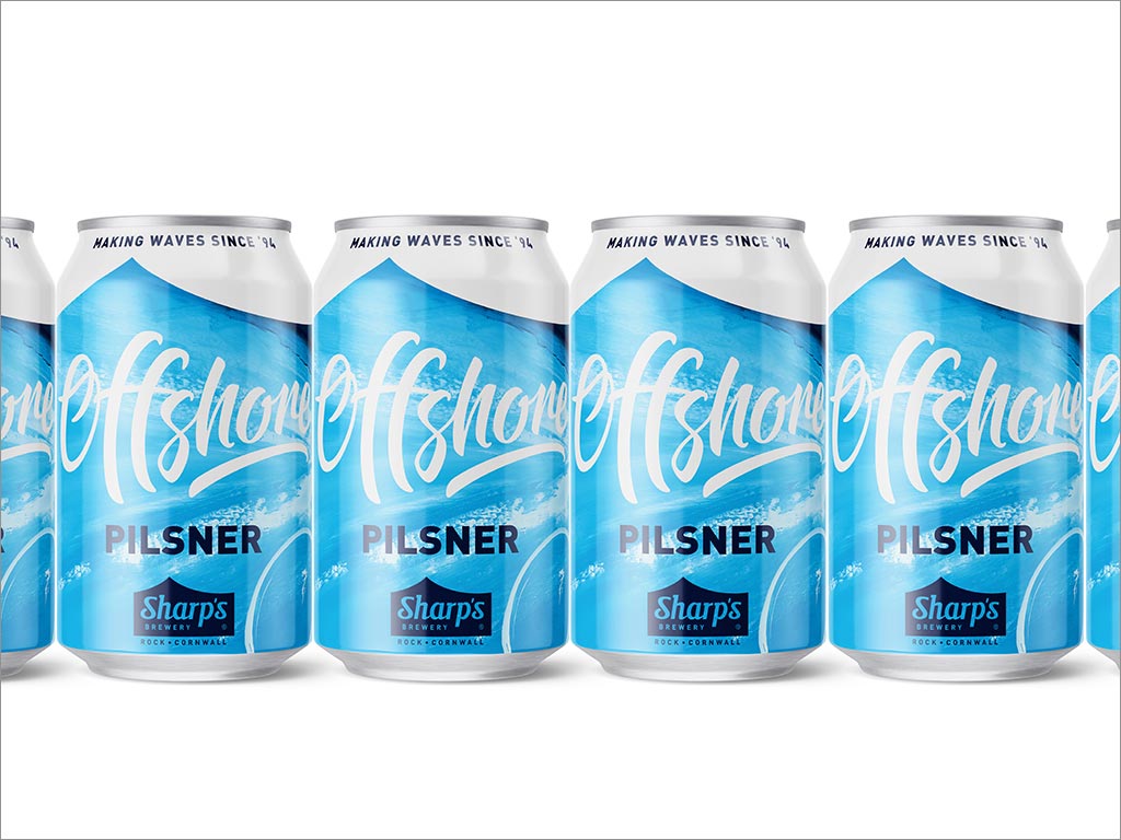 Offshore Pilsner易拉罐啤酒包装设计