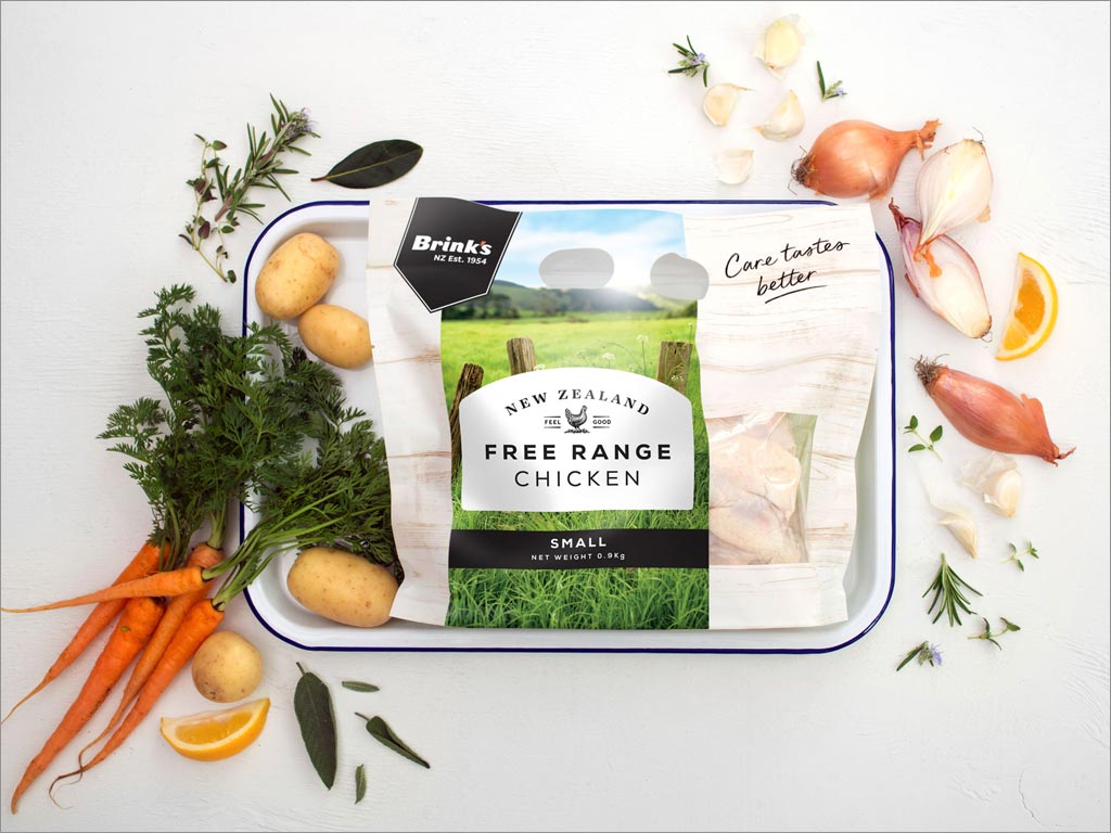 新西兰Brink's鸡肉包装袋设计
