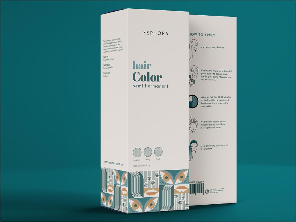 Sephora美容化妆品包装盒设计