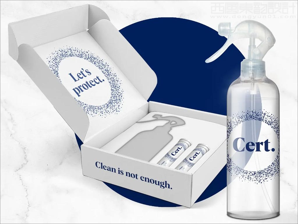 英国Dert家用清洁消毒剂包装设计之开盒展示