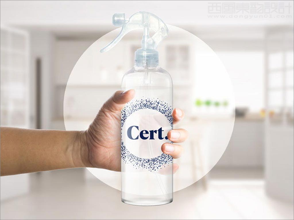 英国Dert家用清洁消毒剂包装设计之瓶型展示