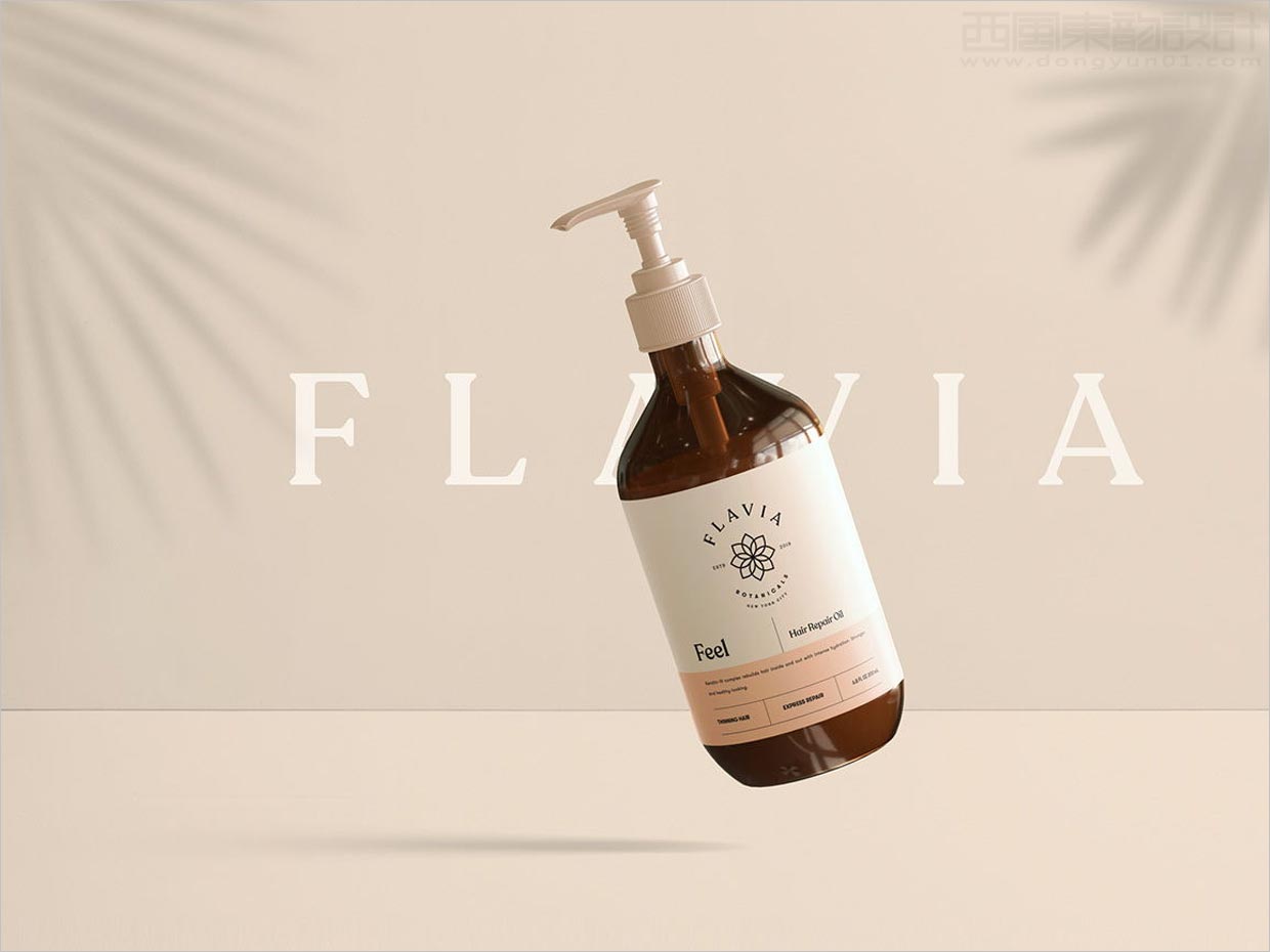 Flavia洗发水护发素产品包装设计