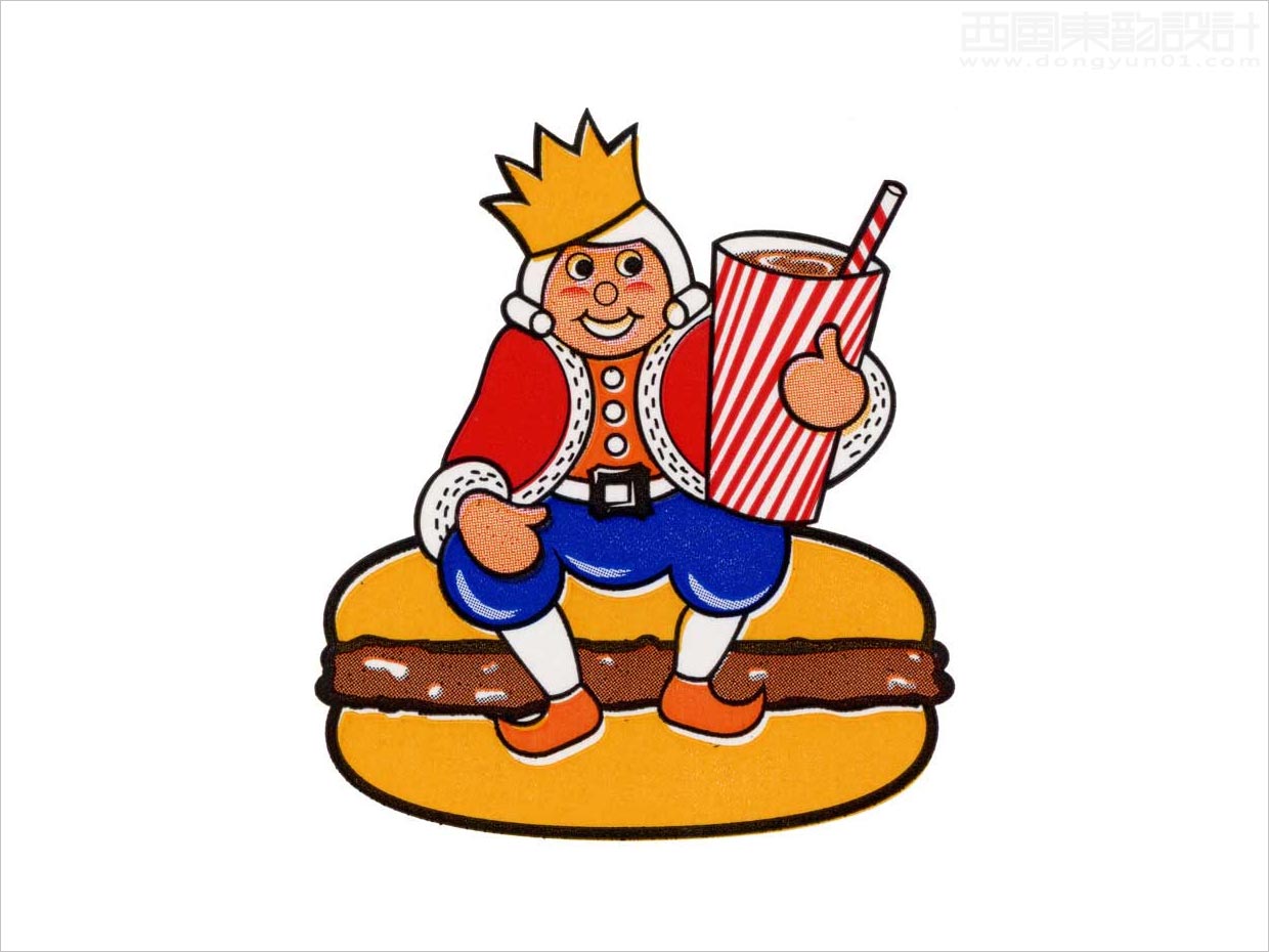 汉堡王吉祥物卡通形象设计
