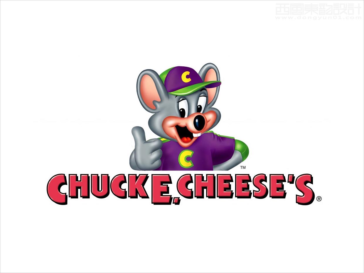 Chuck E. Cheese奶酪吉祥物卡通形象设计
