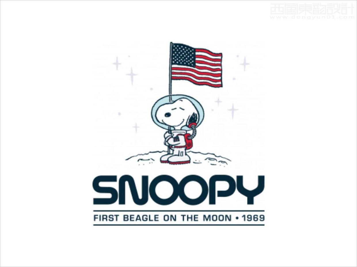 美国宇航局银史努比吉祥物卡通形象设计
