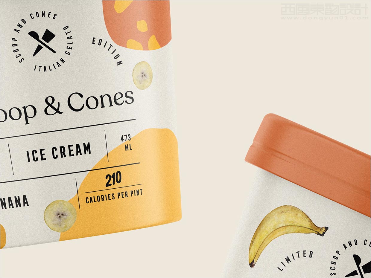 Scoop＆Cones冰淇淋包装设计之局部特写