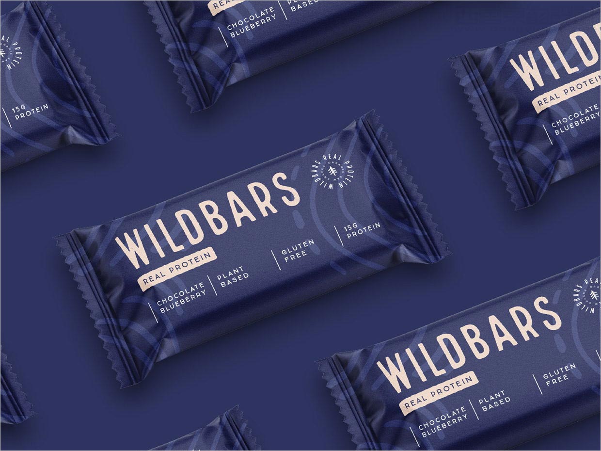Wildbars蛋白质代餐棒包装设计