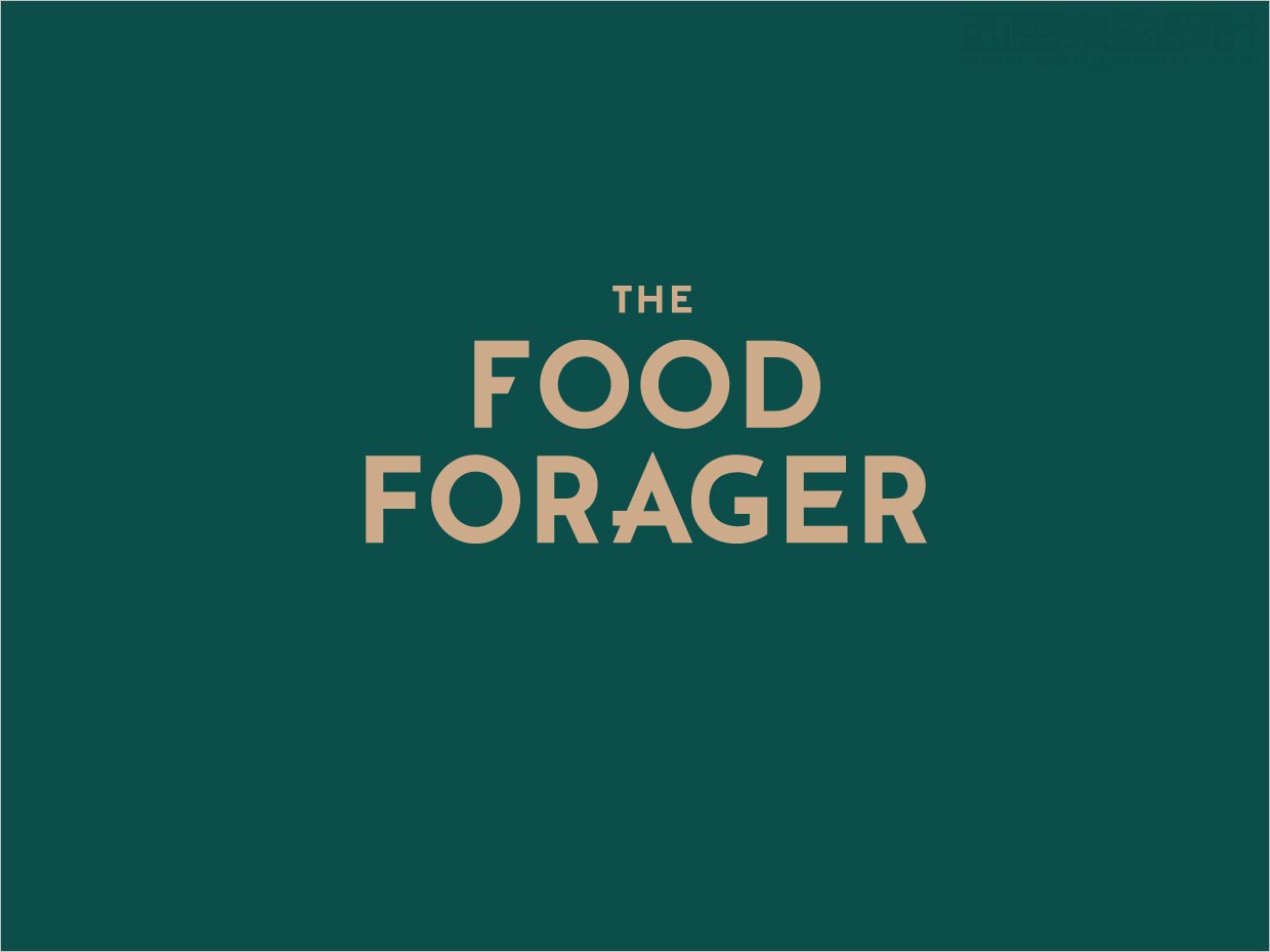 美国Food Forager食品快递配送服务公司logo设计