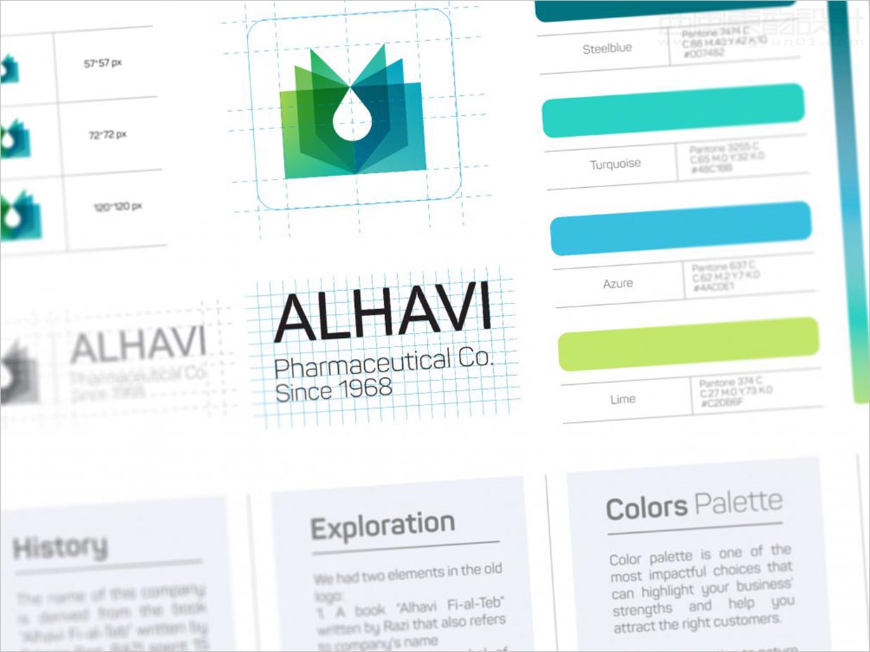 伊朗ALHAVI医药科技公司品牌vi设计