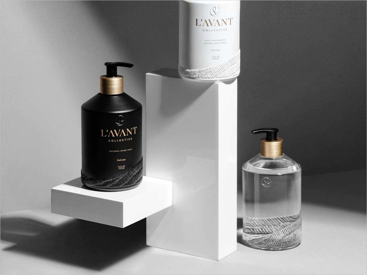美国L'AVANT个人清洁护理产品包装设计之瓶型设计