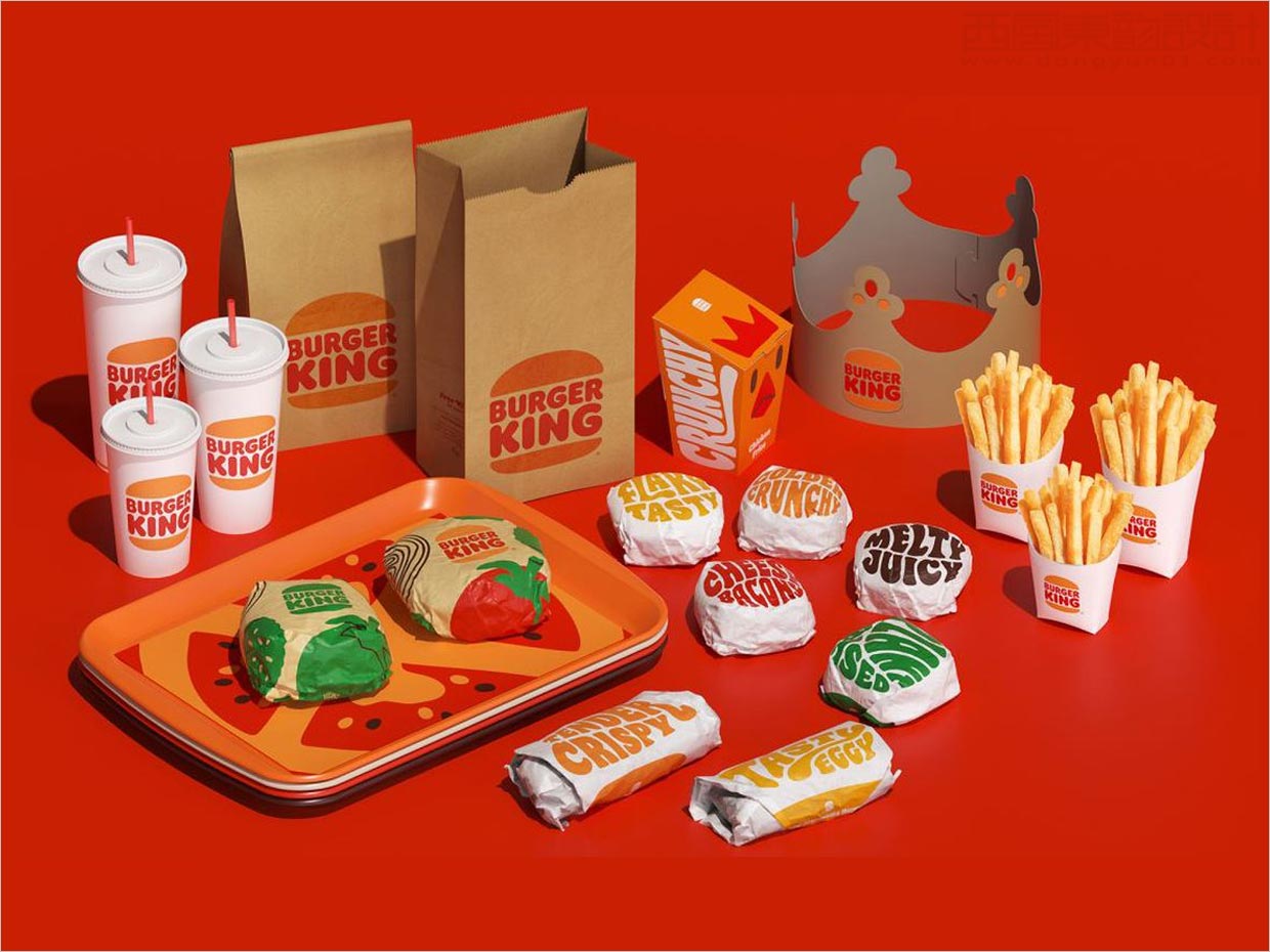 汉堡王快餐品牌形象设计之包装设计