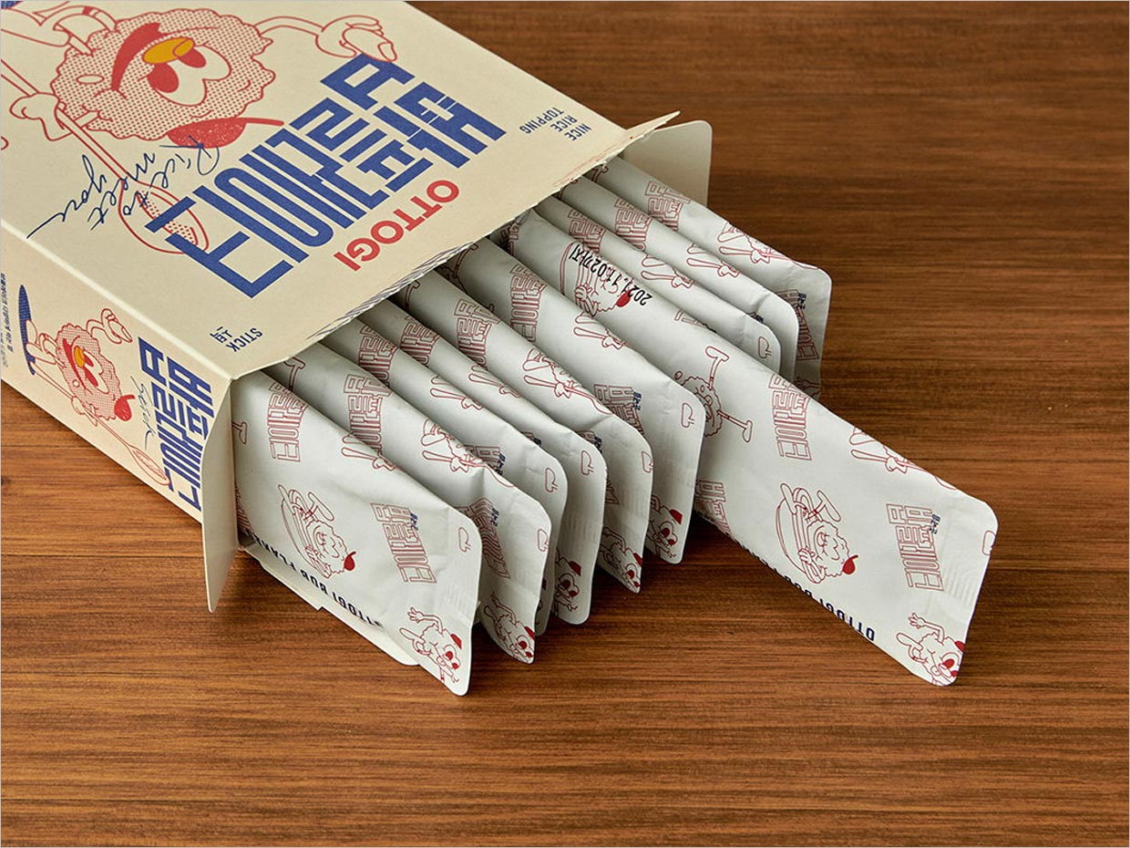 韩国Ottogi早餐玉米片包装设计之实物照片