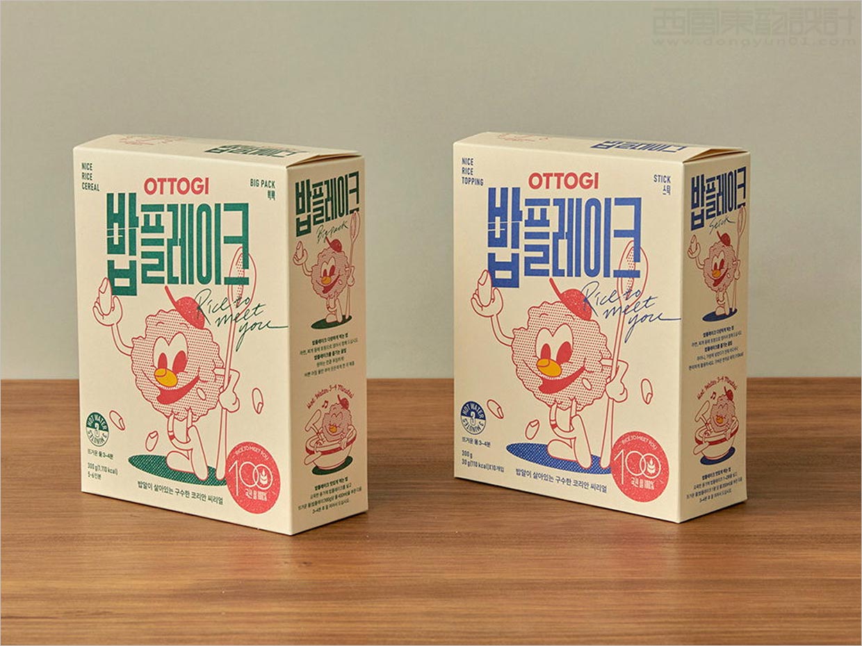 韩国Ottogi早餐玉米片包装设计之实物照片