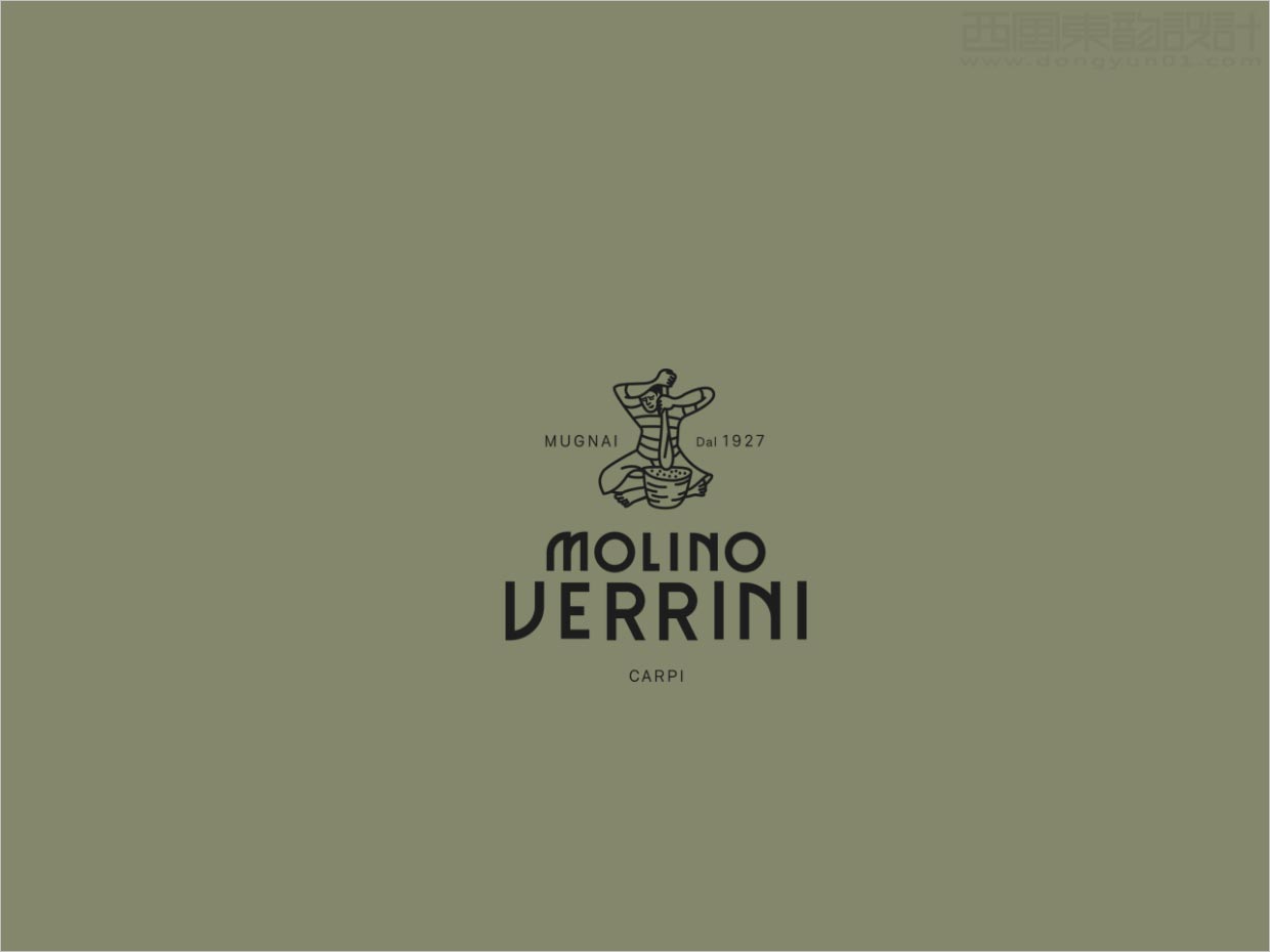 意大利Molino Verrini有机面粉logo设计