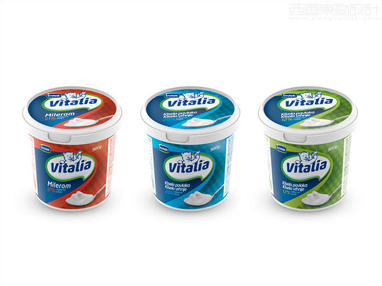 塞尔维亚Vitalia酸奶包装设计