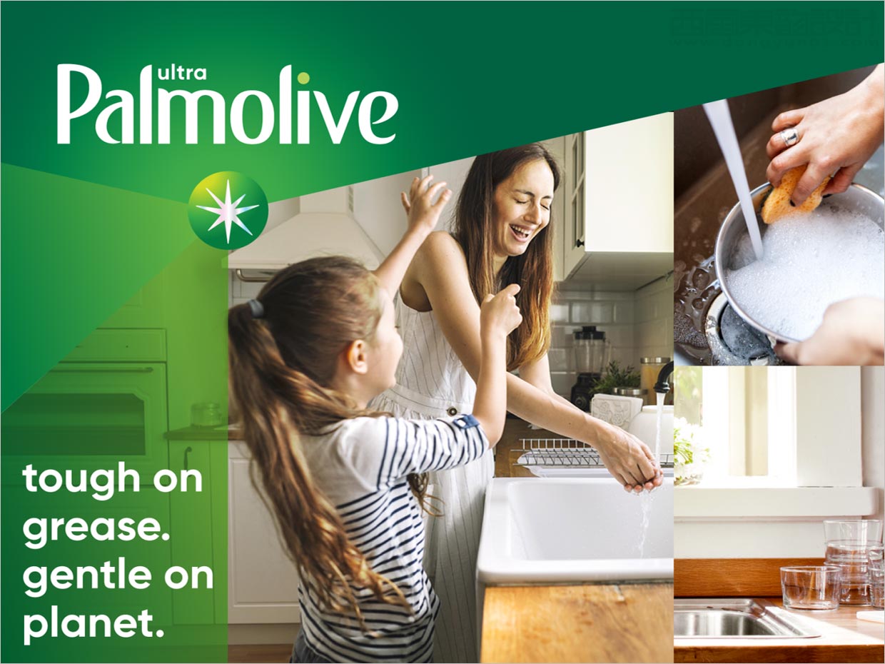 美国Palmolive洗洁精日化用品包装设计