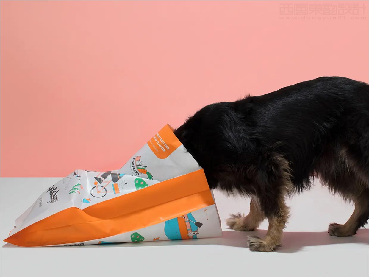 美国Petaluma植物性宠物狗粮食品包装设计之实物照片