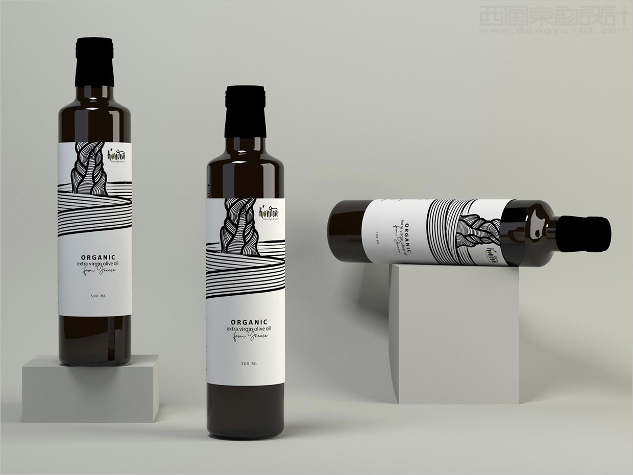 受希腊诗歌启发的Kondea橄榄油食用油包装设计