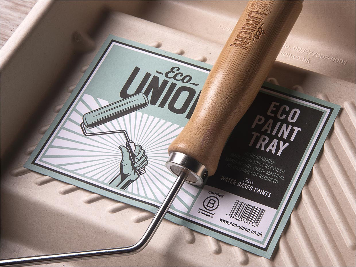 英国Eco Union油漆刷子装饰工具包装设计