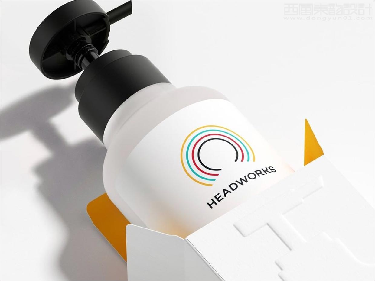 韩国Headworks洗发水日化用品包装设计之开盒展示