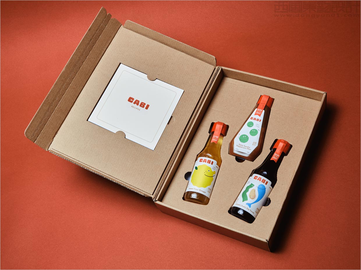 日本Cabi调味品包装设计之开盒展示