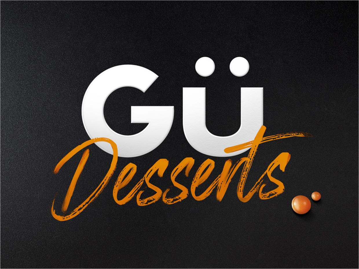 英国Gü甜品烘焙食品logo设计