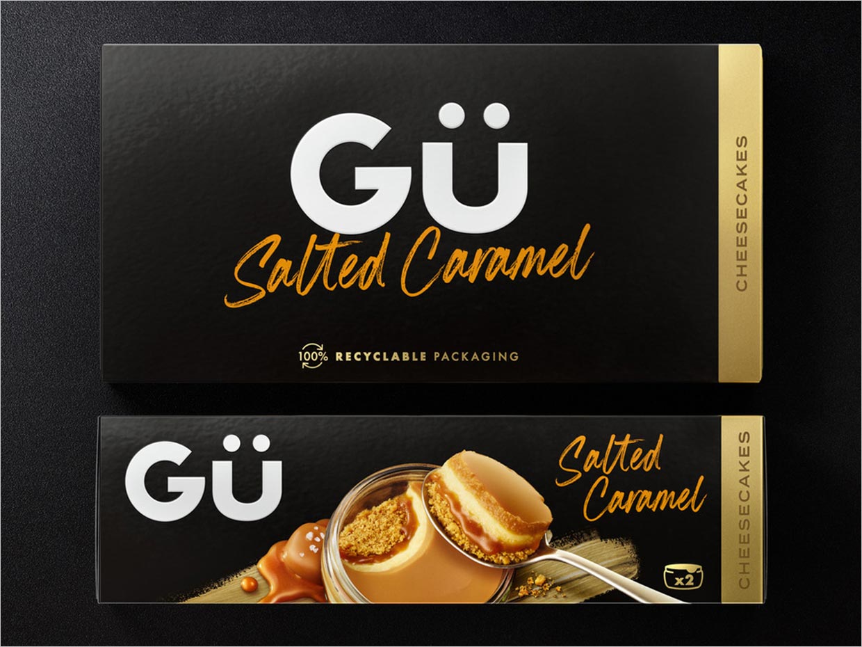 英国Gü甜品烘焙食品包装设计